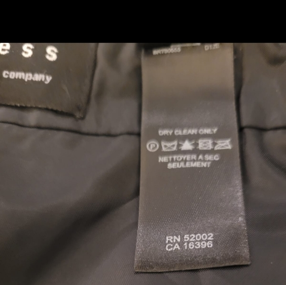 Axcess Liz Claiborne women's skirt tweed cotton blend lined Black/white 16 - Picture 7 of 9